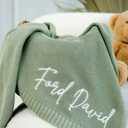 Personalised Knit Blanket