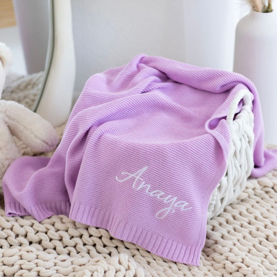 Personalised Knit Blanket