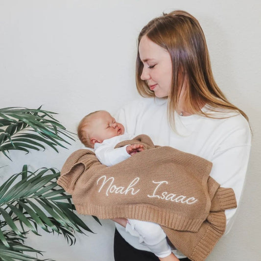 Personalised Knit Blanket