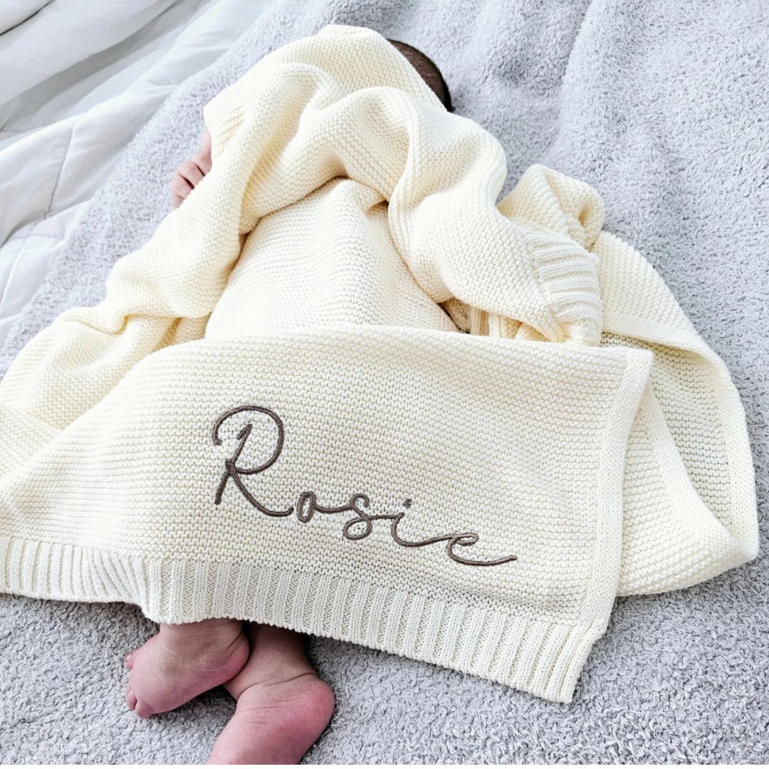 Personalised Knit Blanket